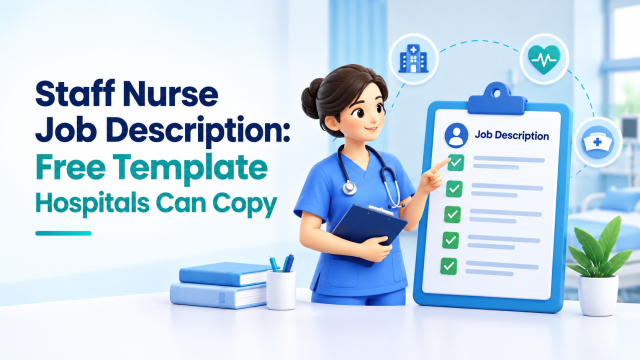 Staff Nurse Job Description: Free Template Hospitals Can Copy