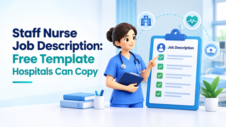 Staff Nurse Job Description: Free Template Hospitals Can Copy