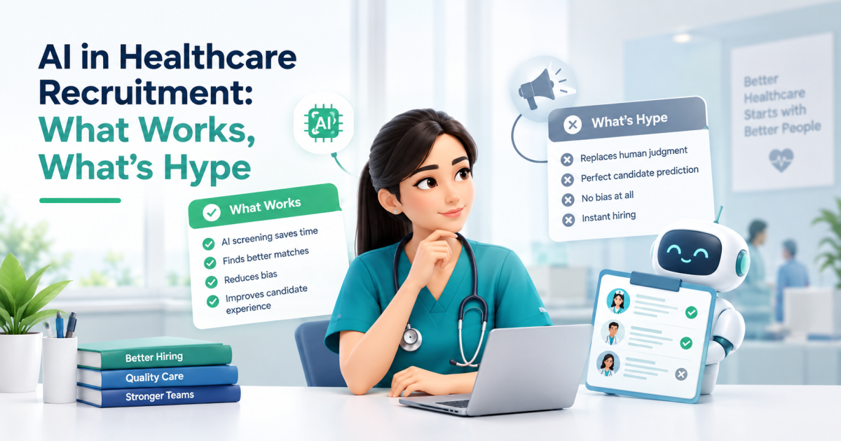 AI in Healthcare Recruitment: What Works, What’s Hype
