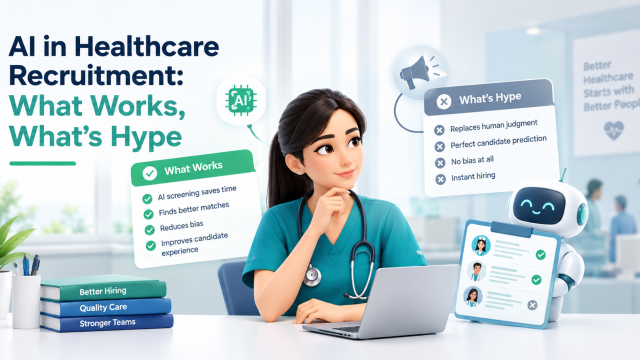 AI in Healthcare Recruitment: What Works, What’s Hype