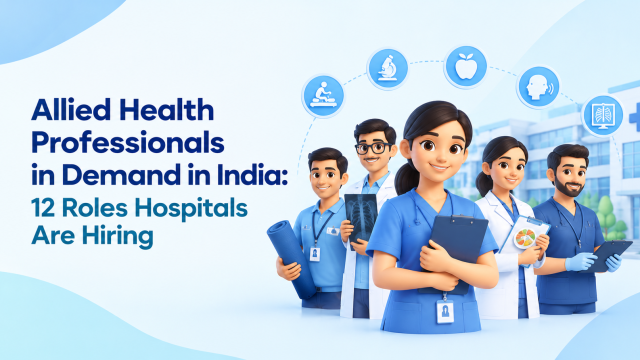 Allied Health Professionals in Demand in India: 12 Roles Hospitals Are Hiring