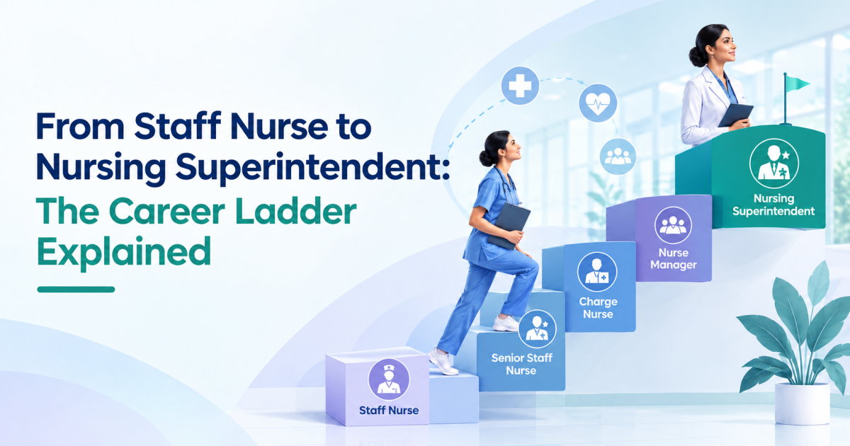 From Staff Nurse to Nursing Superintendent: The Career Ladder Explained