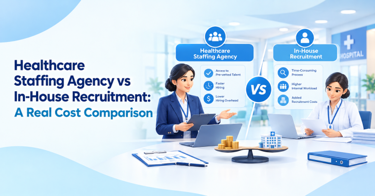 Healthcare Staffing Agency vs In-House Recruitment: A Real Cost Comparison